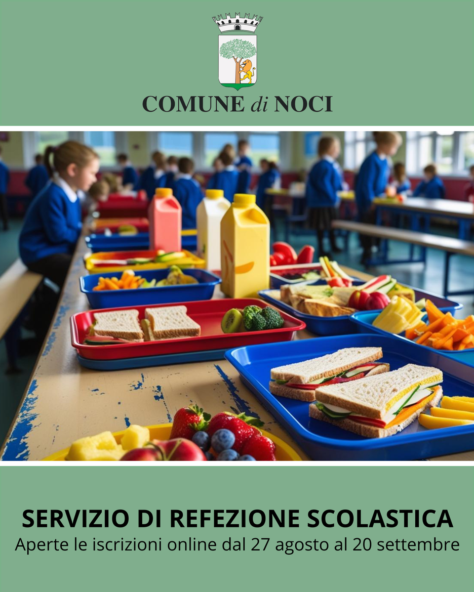 Refezione scolastica 2026/2027, aperte le iscrizioni online
